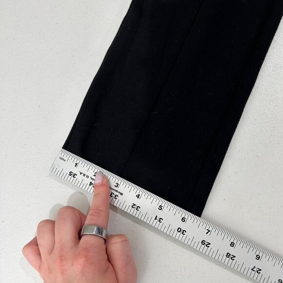 Vince Womens Pants 8 Black Stove Pipe Trouser Ponte Work Basic Comfort Commute - Picture 7 of 14